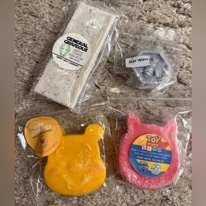 Premium Disney Theme Park Rides Themed Wax Melts Package Box, 4 pcs